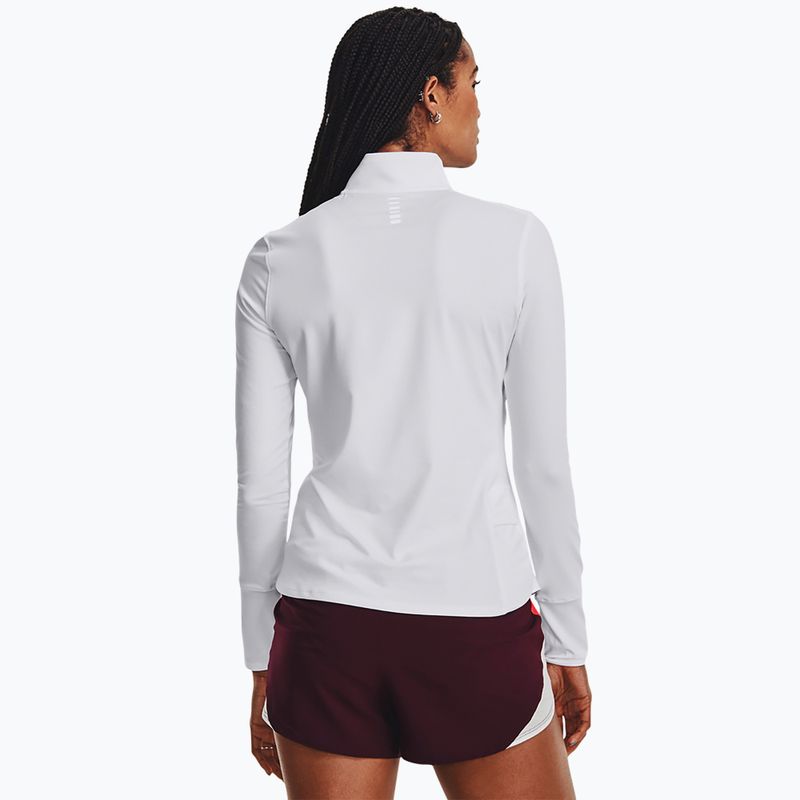 Damen-Lauf-Longsleeve Under Armour Launch Pro Half Zip white/reflective 3