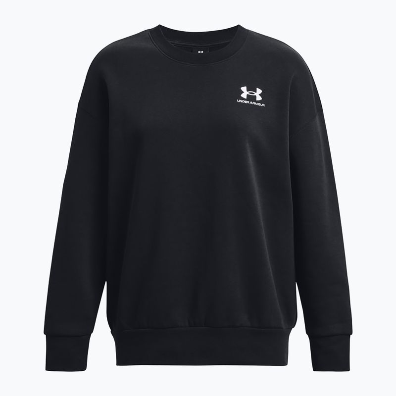 Sweatshirt Damen Under Armour Icon Fleece Crew black/white 5