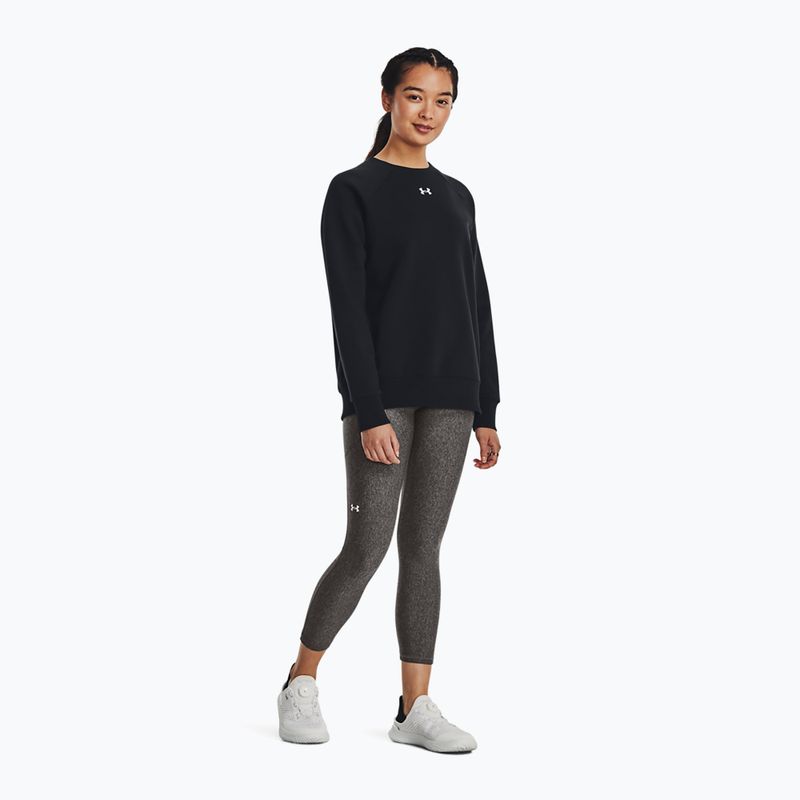 Damen-Sweatshirt Under Armour Rival Fleece Crew Black/White 2
