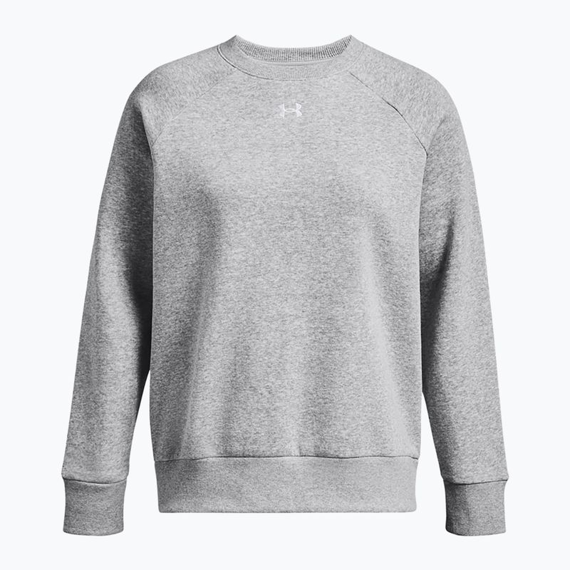 Damen-Sweatshirt Under Armour Rival Fleece Crew mod gray light heather/white 5