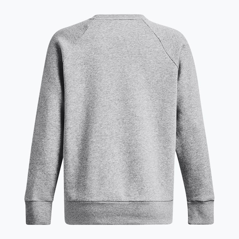 Damen-Sweatshirt Under Armour Rival Fleece Crew mod gray light heather/white 6