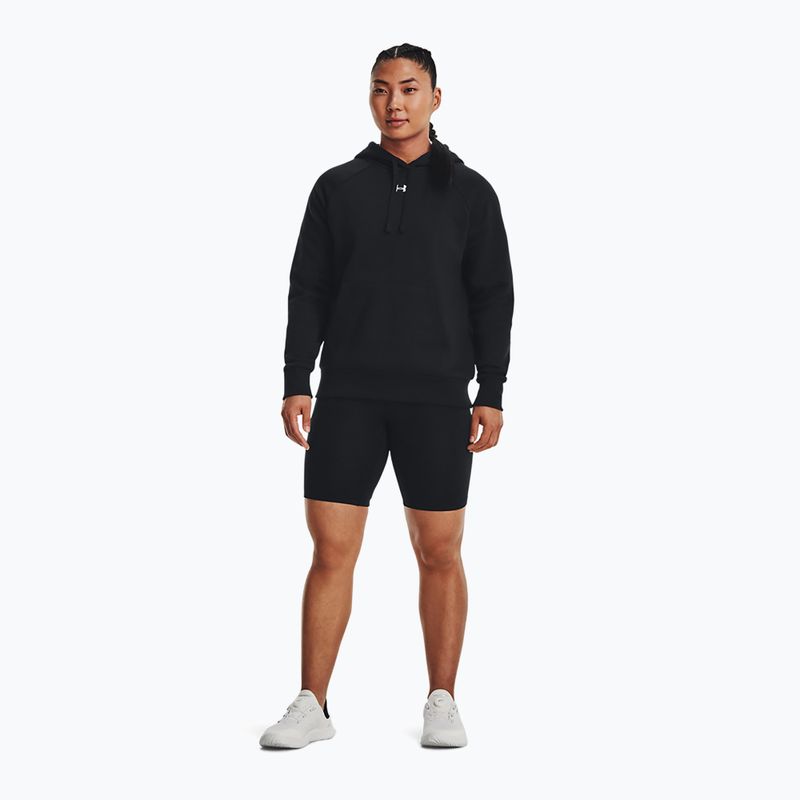 Hoodie Sweatshirt Damen Under Armour Rival Fleece Hoodie black/white 2