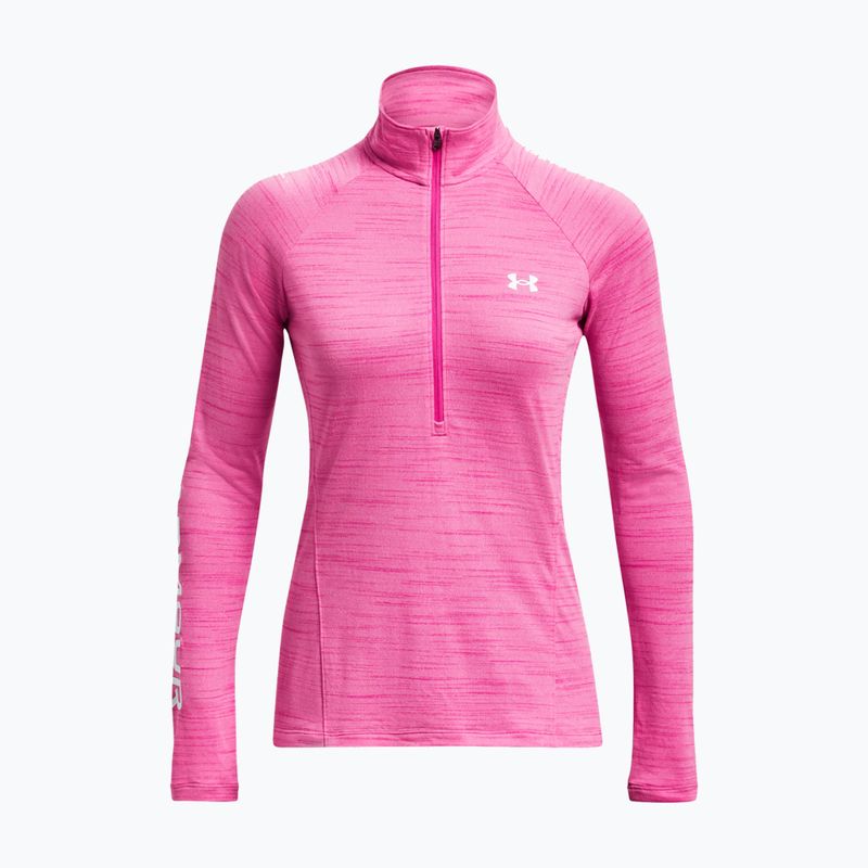 Unter Armour Damen Evolved Core Tech 1/2 Zip Sweatshirt Rebel rosa / weiß 5