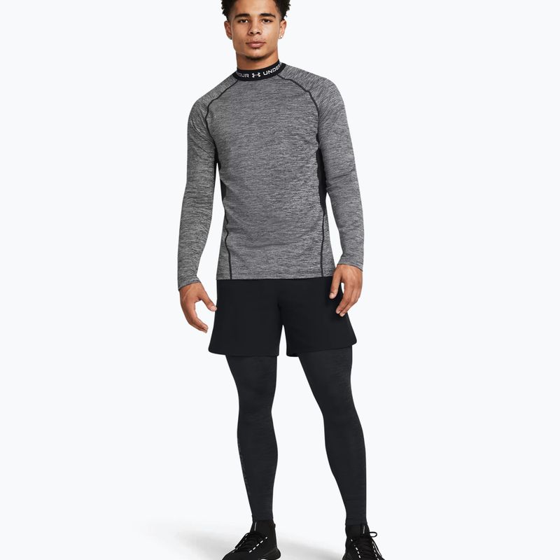 Under Armour ColdGear Twist schwarz/grau Herren Trainingsleggings 2