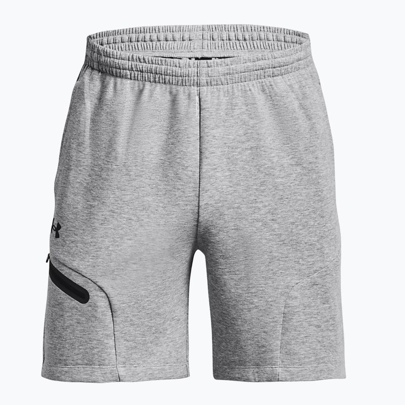 Under Armour Unstoppable Fleece Trainingsshorts für Herren mod gray/black 5