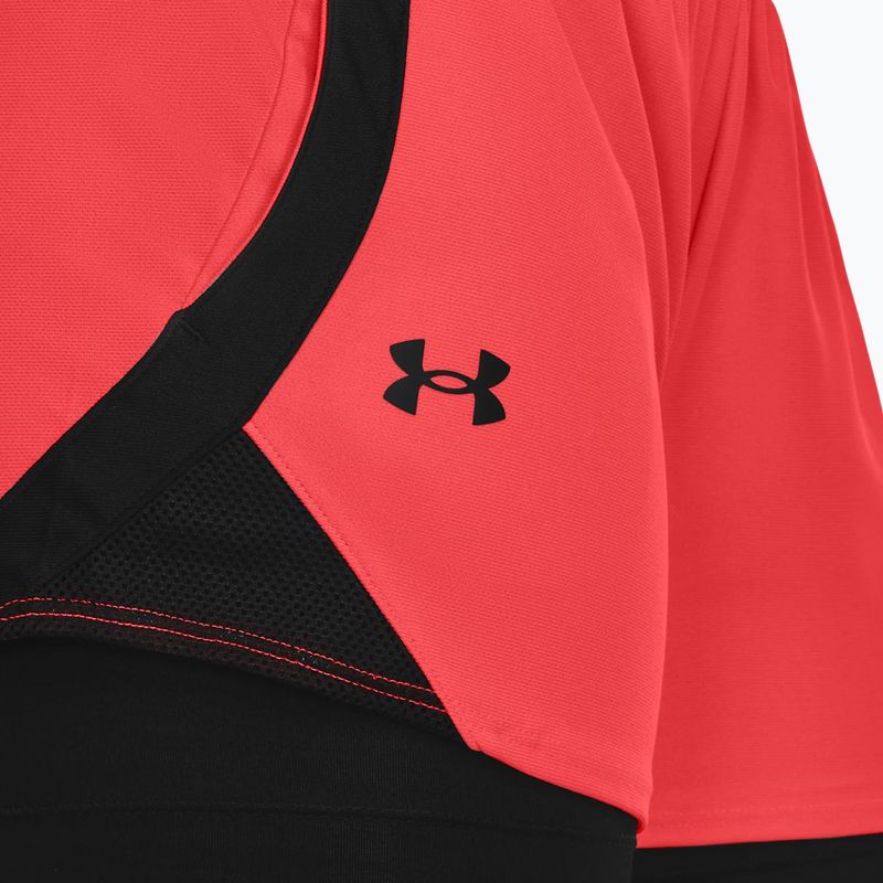 Under Armour Play Up 2-In-1 beta/schwarz/schwarz Damen Trainingsshorts