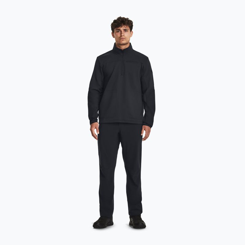 Hoodie Sweatshirt Herren Under Armour Tactical Rival Job Fleece 1/4 Zip black / black / black 2