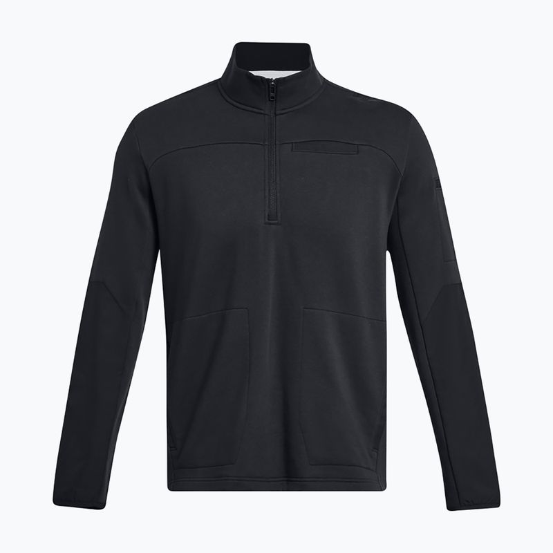 Hoodie Sweatshirt Herren Under Armour Tactical Rival Job Fleece 1/4 Zip black / black / black 5