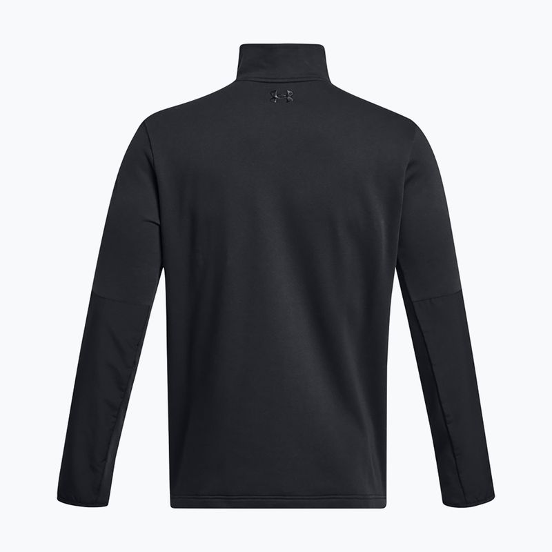 Hoodie Sweatshirt Herren Under Armour Tactical Rival Job Fleece 1/4 Zip black / black / black 6