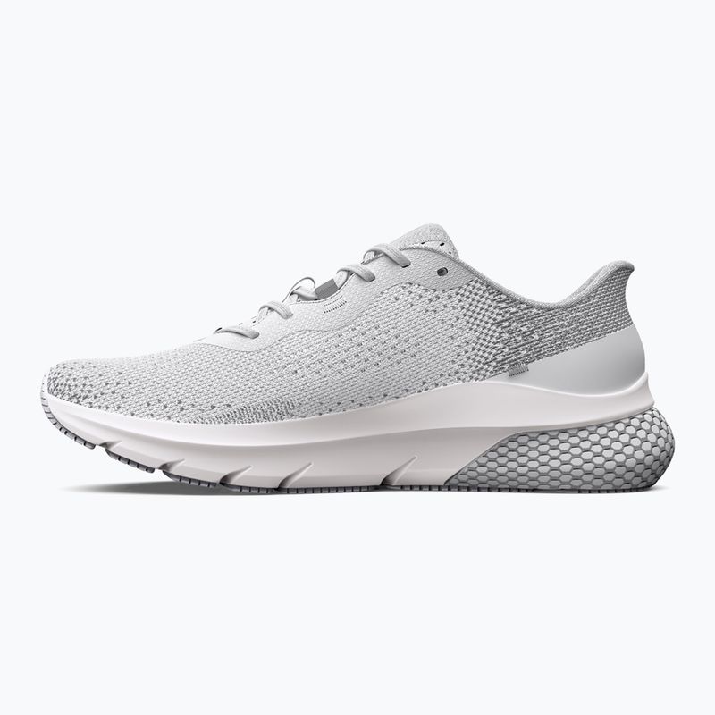 Laufschuhe Damen Under Armour Hovr Turbulence 2 white/white/metallic silver 9