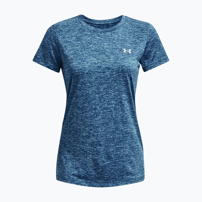 Under Armour Tech SSC Damen-Trainings-T-Shirt Varsity Blau/Blizzard/Metallic Silber 5