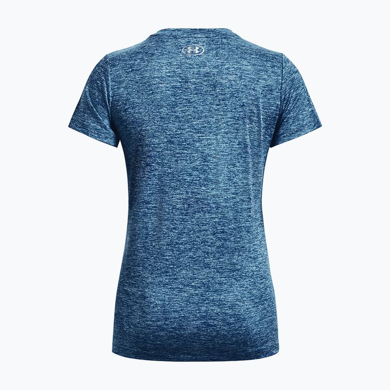 Under Armour Tech SSC Damen-Trainings-T-Shirt Varsity Blau/Blizzard/Metallic Silber 6