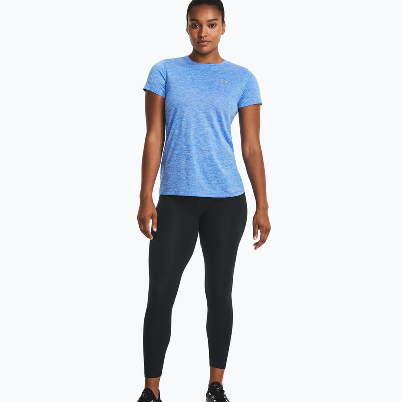 Under Armour Tech SSC Damen-Trainings-T-Shirt Wasser/Weiß/Metallic Silber 2