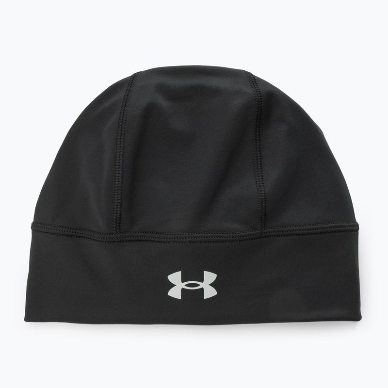 Men's Under Armour Storm Launch Beanie schwarz/reflektierende Laufmütze 2