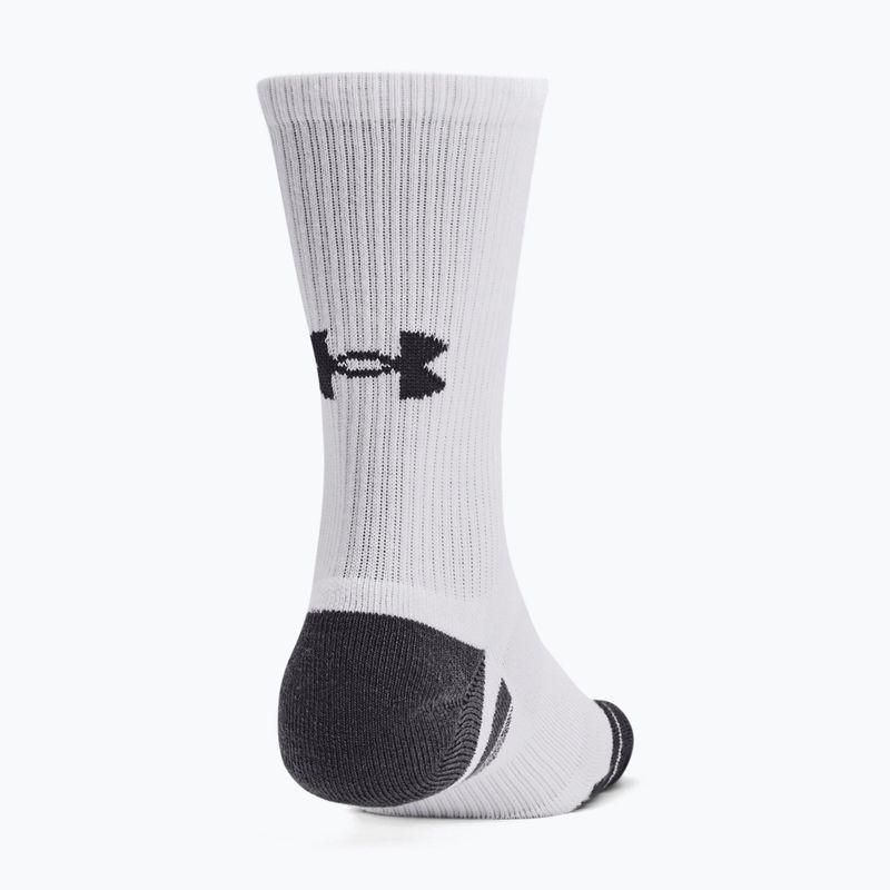 Under Armour Performance Tech 3pk Crew Socken weiß/weiß/strahlgrau 9