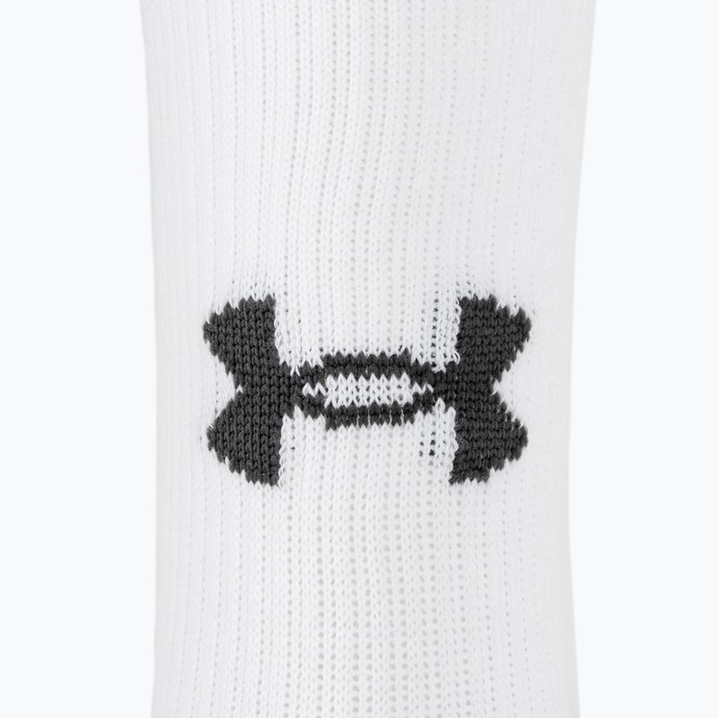 Under Armour Performance Tech 3pk Crew Socken weiß/weiß/strahlgrau 4