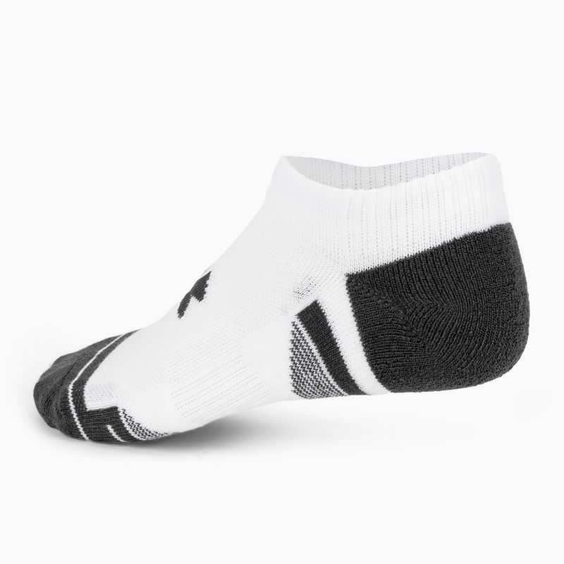 Unter Armour Performance Tech 3pk NS Socken weiß/weiß/jet grey 3