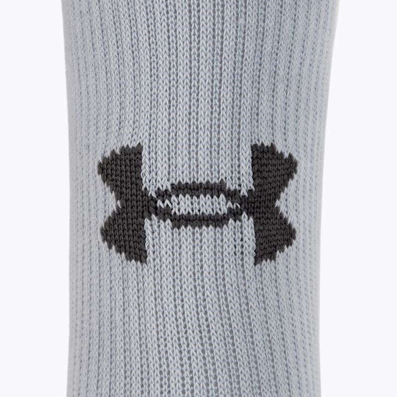 Unter Armour Performance Tech 3pk Crew mod grau/weiß/strahlgrau Socken 8