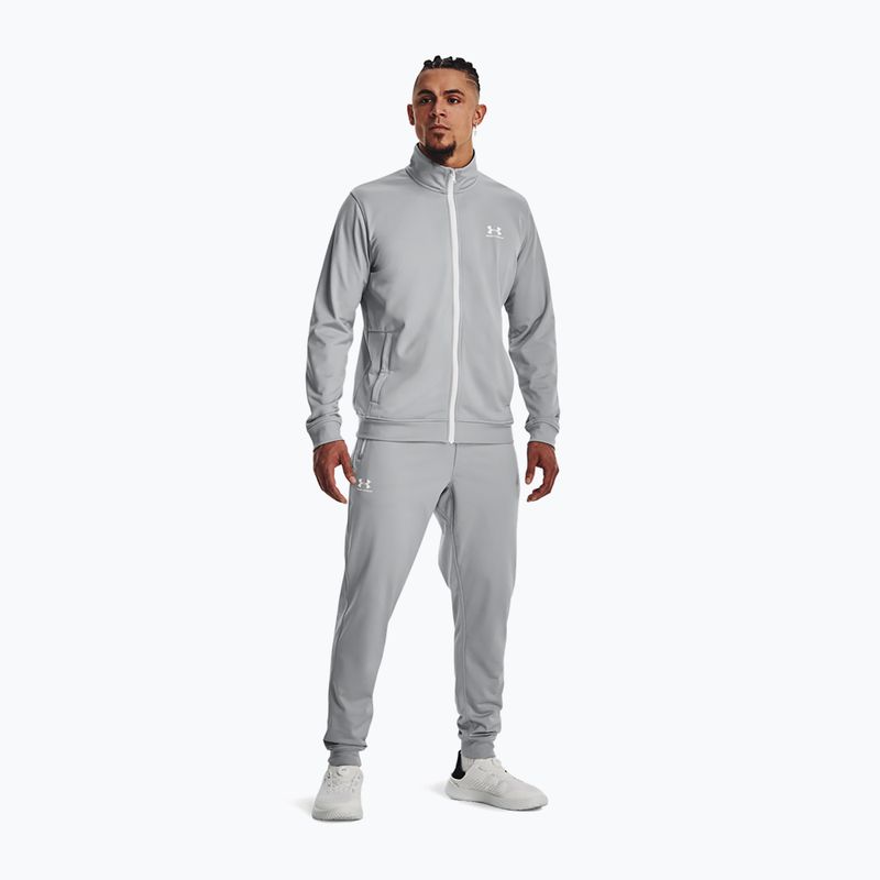 Herren-Sweatshirt Under Armour Sportstyle Tricot mod gray/white 2