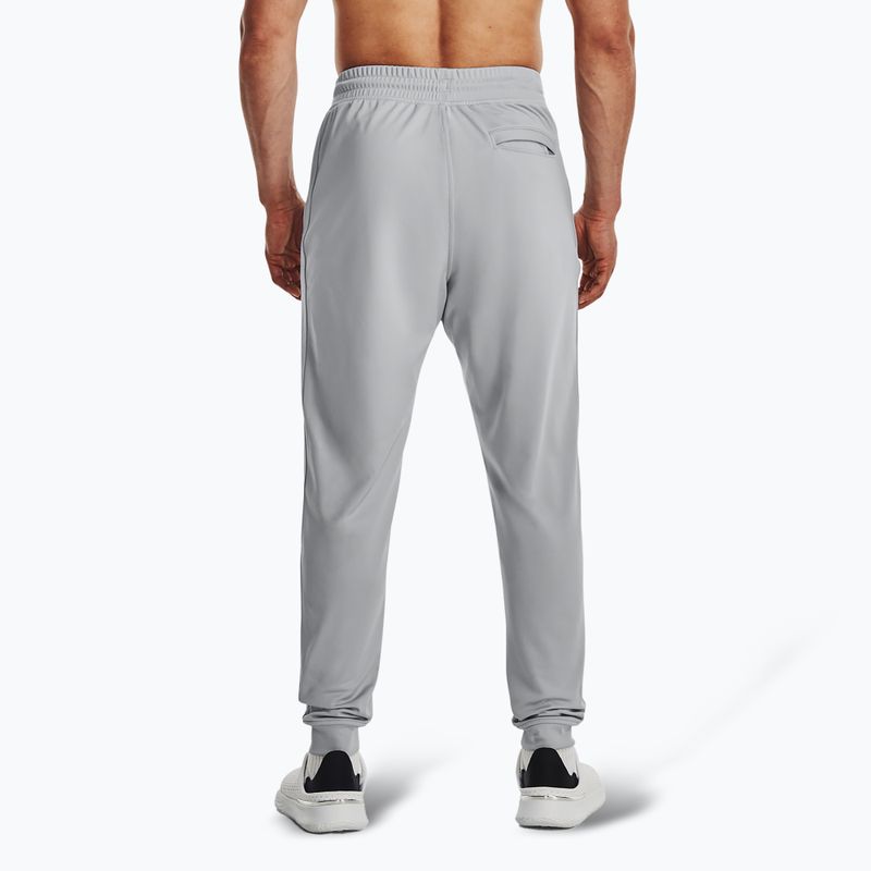 Herren Under Armour Sportstyle Tricot Jogger mod grau/weiß Hose 3