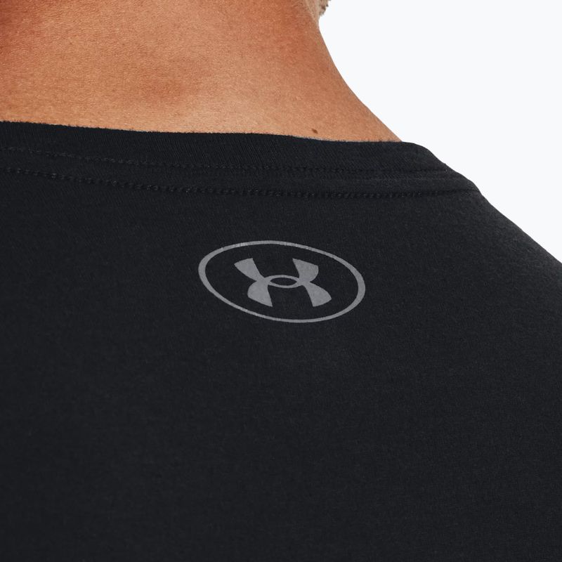 Men's Under Armour Big Logo Fill schwarz/grau/halograu T-Shirt 3