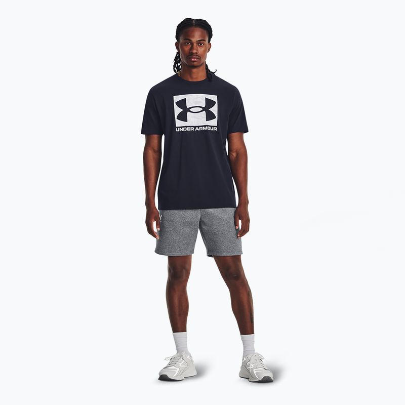 Shorts Herren Under Armour Icon Fleece Pitch gray medium heather/white 2