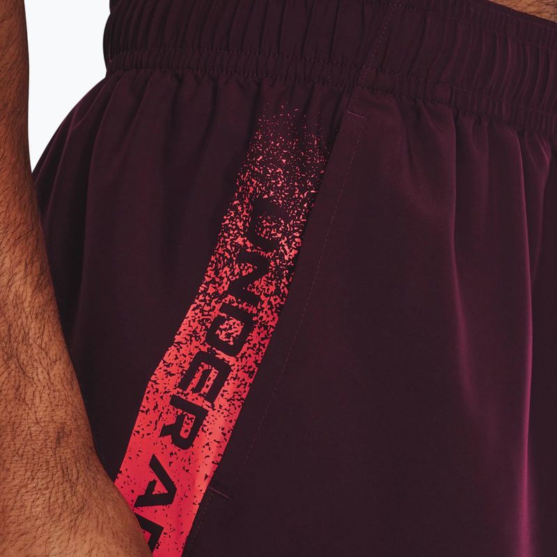 Herren Under Armour Woven Graphic Trainingsshorts dunkelbraun/beta 3