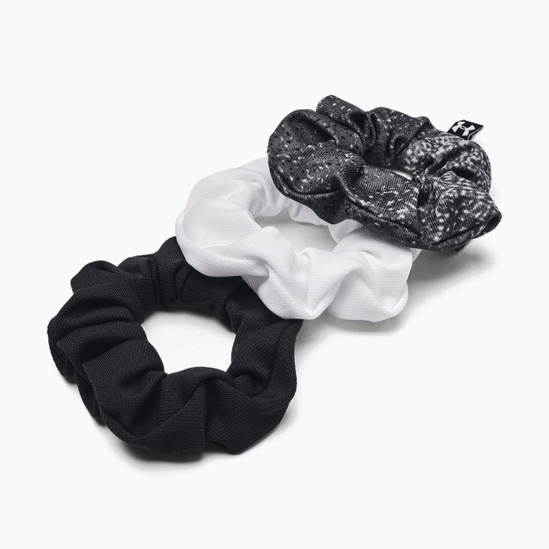 Under Armour Blitzing Scrunchie Haargummis 3 Stück schwarz/weiß/weiß