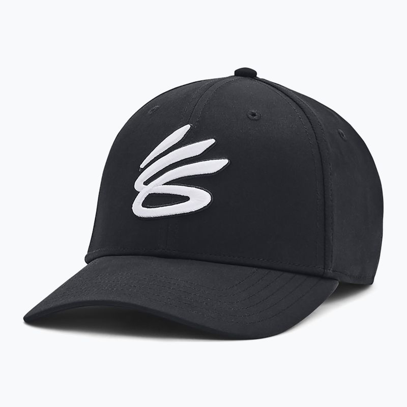 Under Armour Curry Snapback Kappe schwarz/weiss