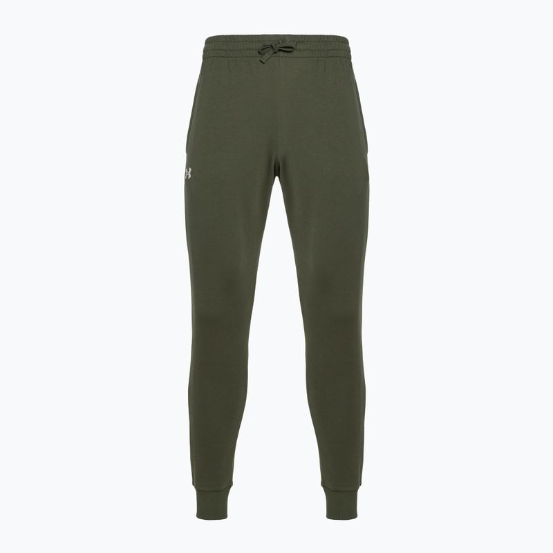 Under Armour Herren Trainingshose Rival Fleece Jogger marine von grün/weiß 4