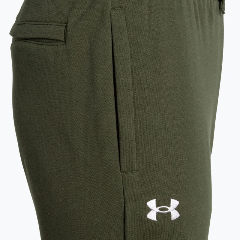 Under Armour Herren Trainingshose Rival Fleece Jogger marine von grün/weiß 6