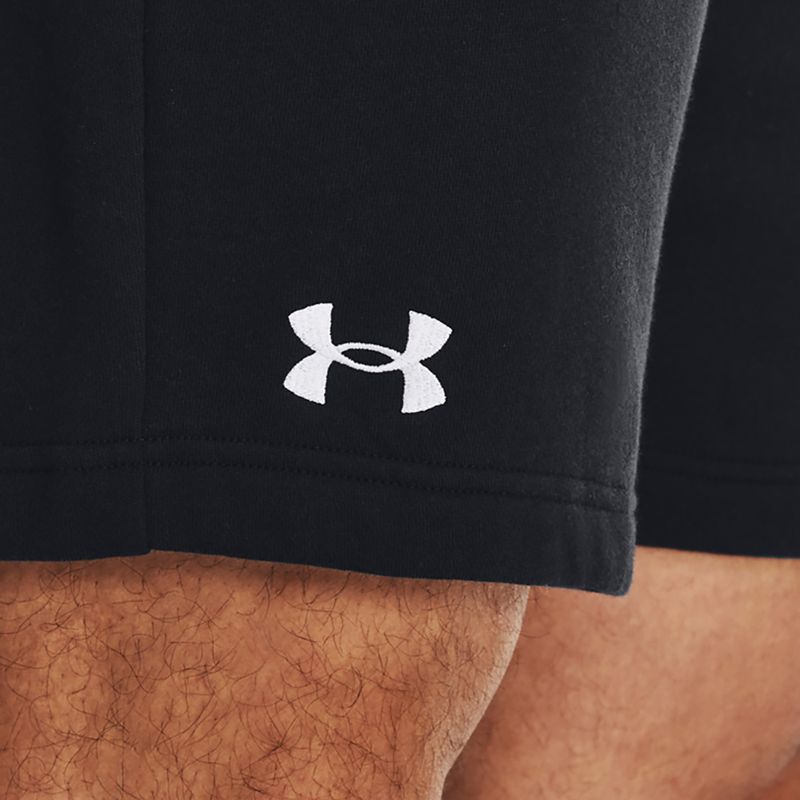 Under Armour Rival Fleece Herren Trainingsshorts schwarz/weiß