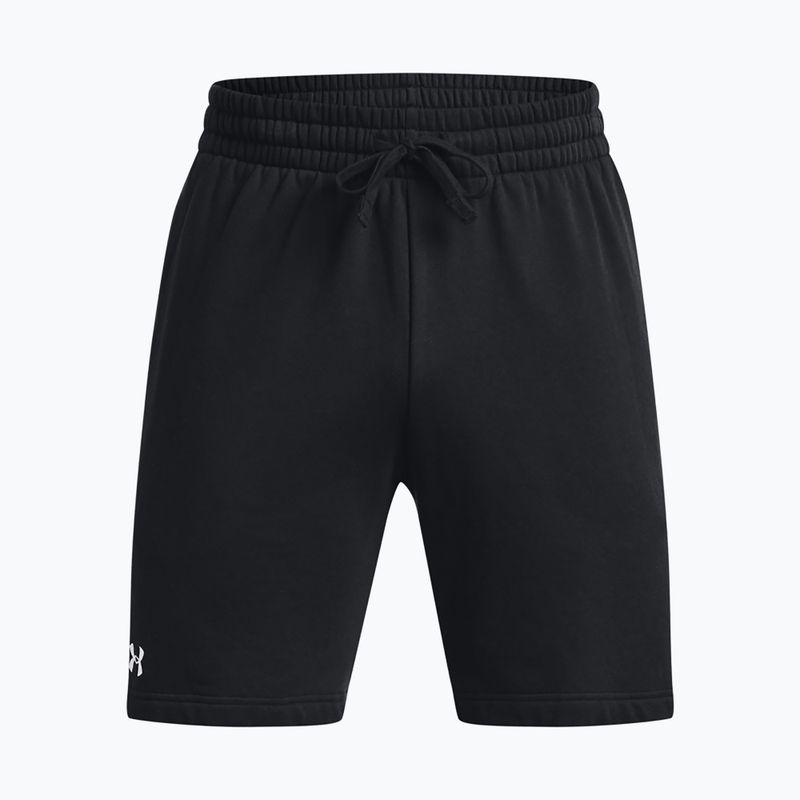 Under Armour Rival Fleece Herren Trainingsshorts schwarz/weiß