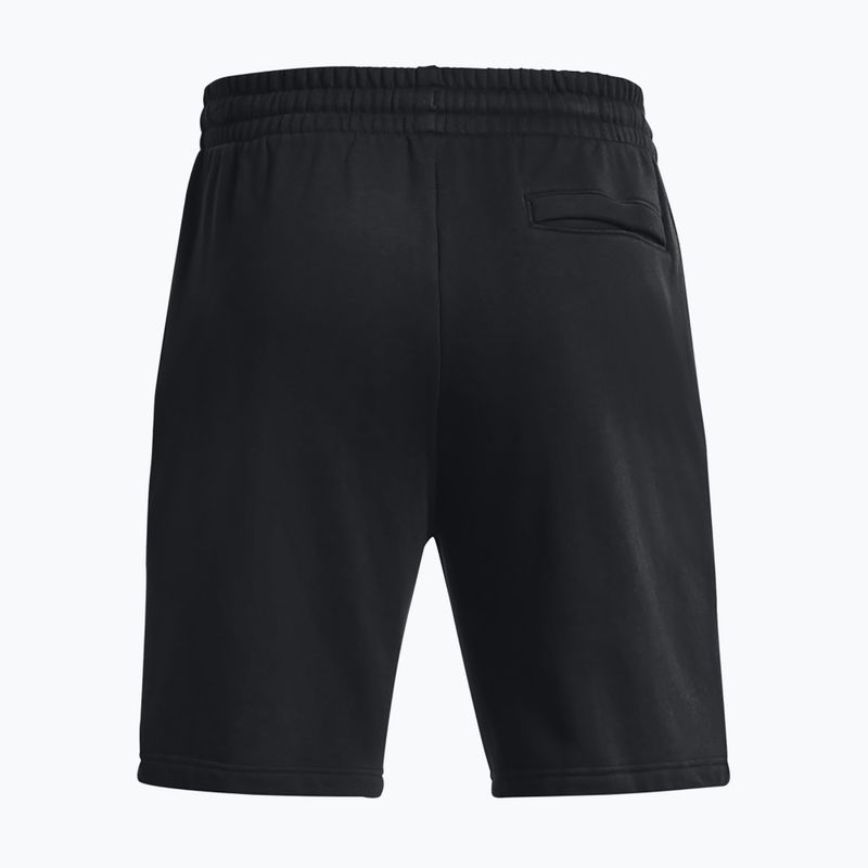 Under Armour Rival Fleece Herren Trainingsshorts schwarz/weiß