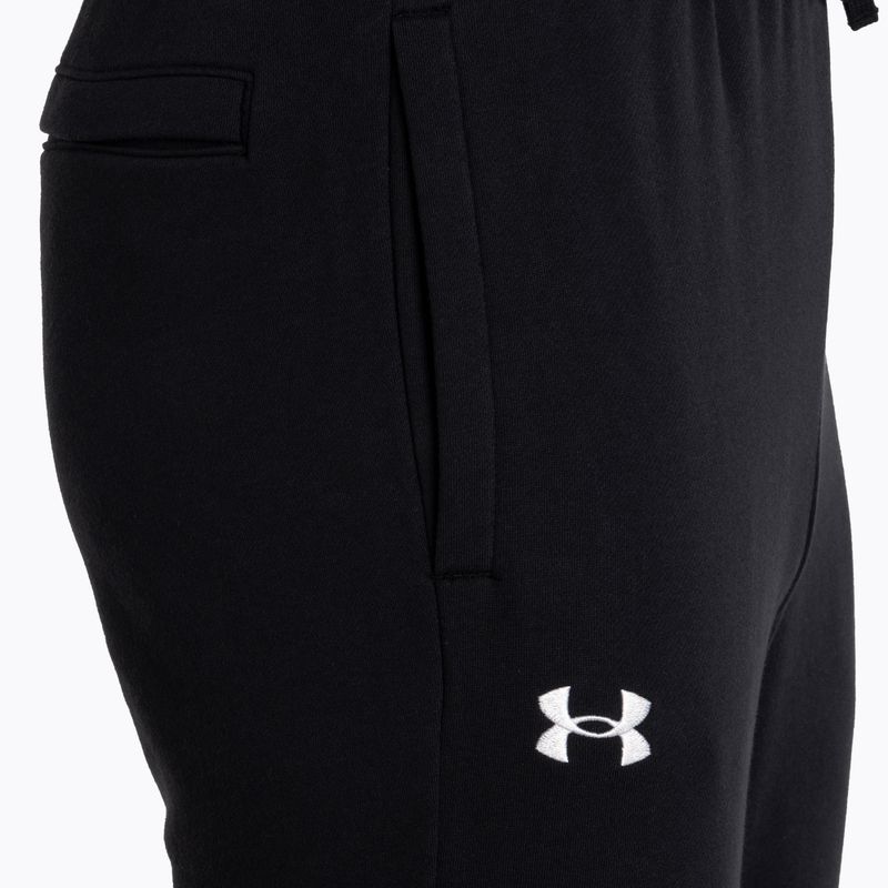 Under Armour Herren Trainingshose Rival Fleece Jogger schwarz/weiß 6