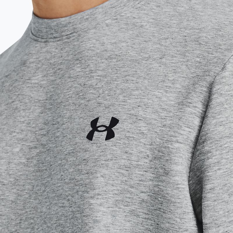Herren Sweatshirt Under Armour Unstoppable Fleece Crew mod gray/black 4