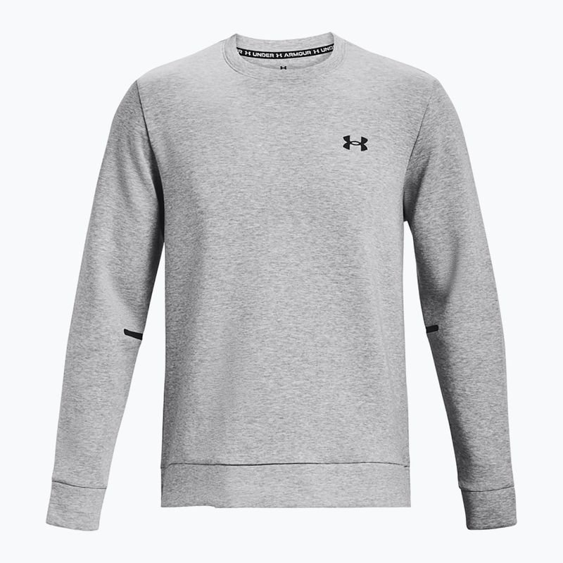 Herren Sweatshirt Under Armour Unstoppable Fleece Crew mod gray/black 5