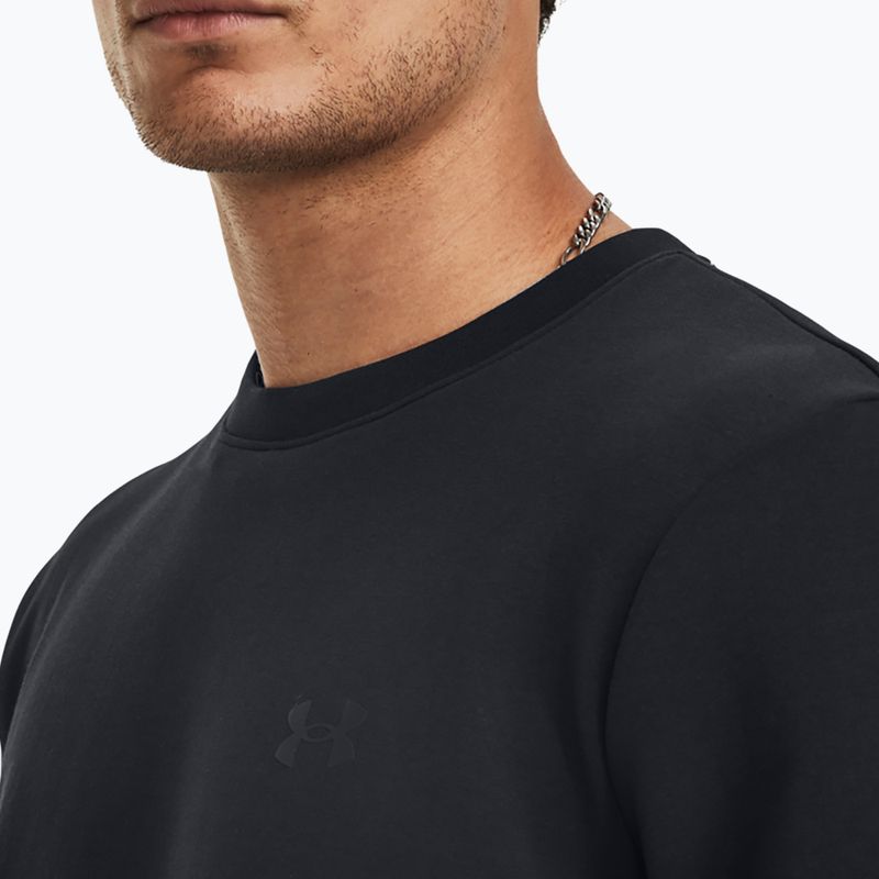 Herren-Sweatshirt Under Armour Unstoppable Fleece Crew black/black 4