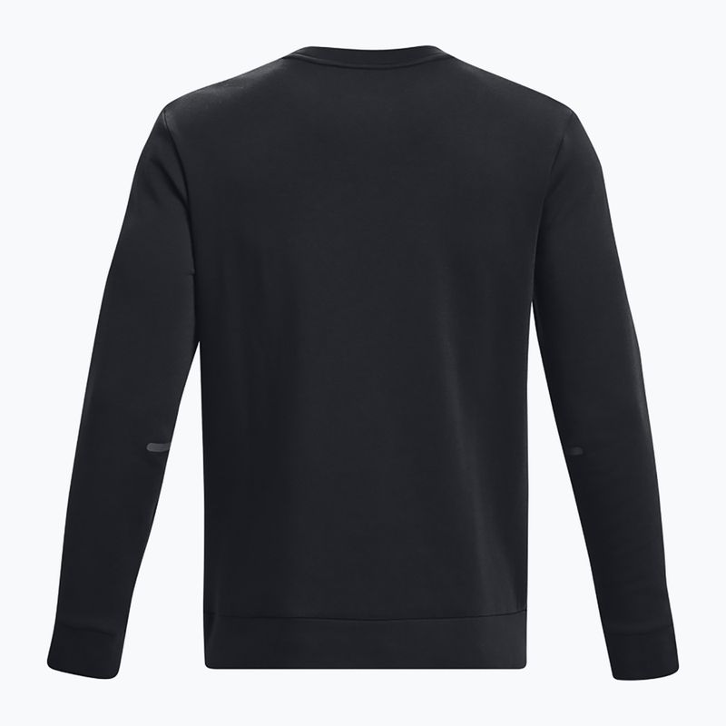 Herren-Sweatshirt Under Armour Unstoppable Fleece Crew black/black 6