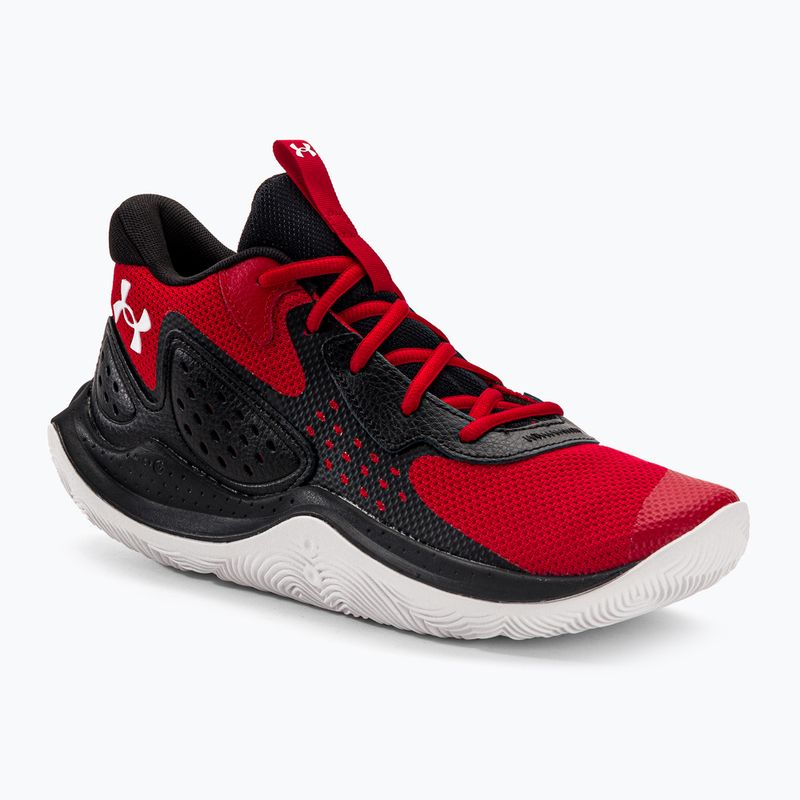 Under Armour Jet'23 rot/schwarz/weiß Basketball-Schuhe