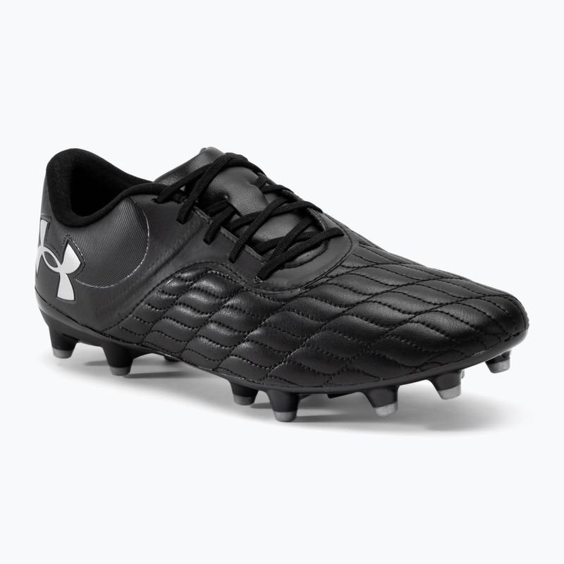 Under Armour Magnetico Select 3.0 FG Fußballschuhe schwarz/metallic silber