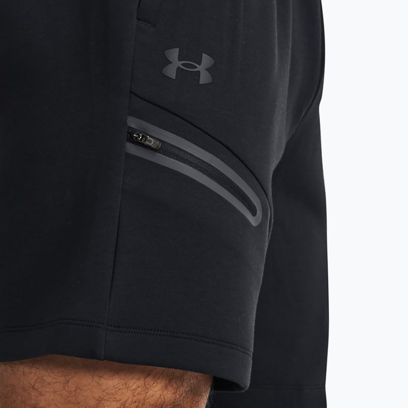 Under Armour Unstoppable Fleece Herren Trainingsshorts black/black 4