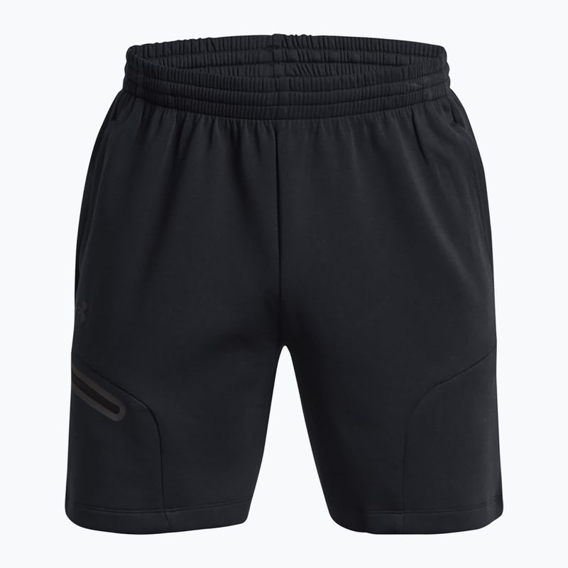 Under Armour Unstoppable Fleece Herren Trainingsshorts black/black 5
