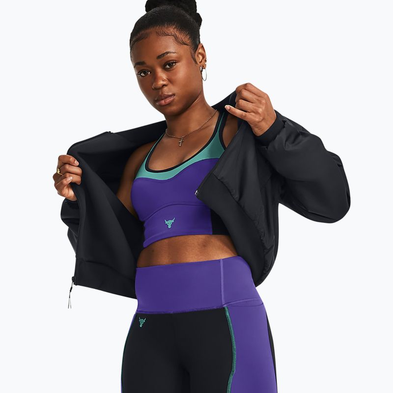 Damenjacke Under Armour Project Rock Bomber black 5