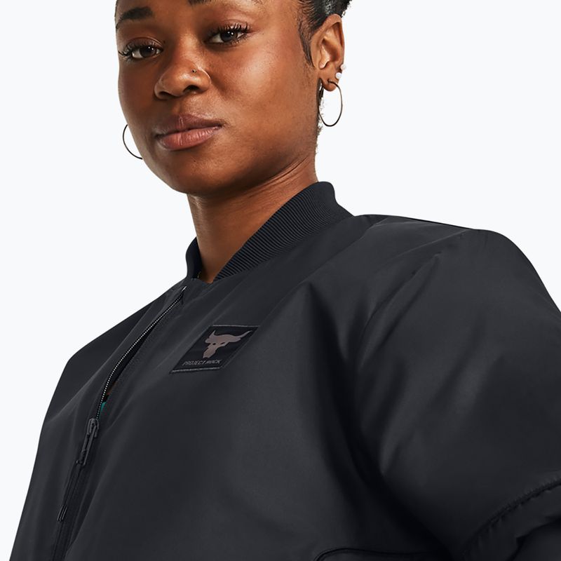 Damenjacke Under Armour Project Rock Bomber black 6