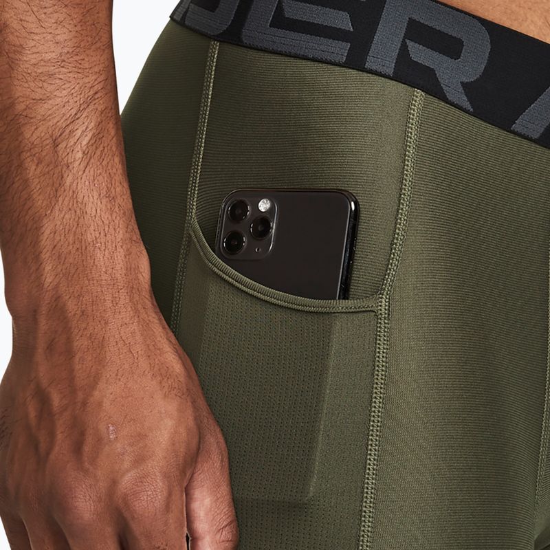 Herren Trainingsleggings Under Armour HeatGear marine von green/white 4