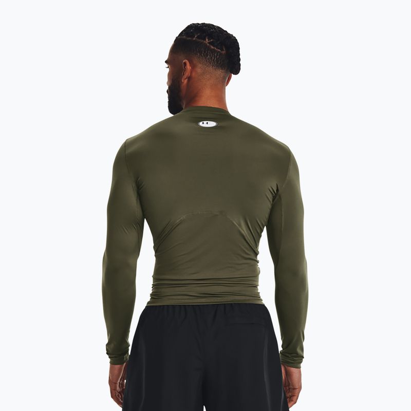 Under Armour Herren Training Longsleeve Ua HG Armour Comp LS marine von grün/weiß 2