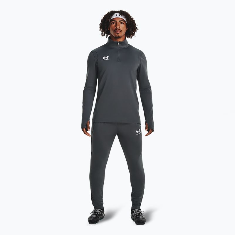 Hoodie SweatFußball Shirt Herren Under Armour Challenger Midlayer castlerock / white 2