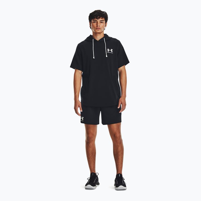 Shorts Herren Under Armour Rival Terry 6in black/onyx white 2