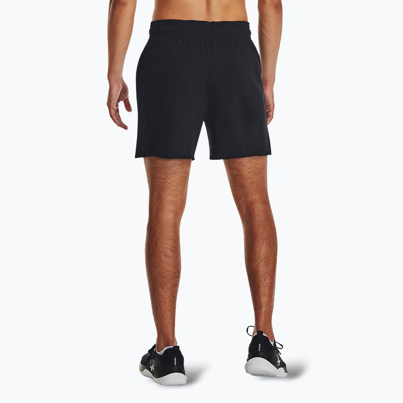 Shorts Herren Under Armour Rival Terry 6in black/onyx white 3